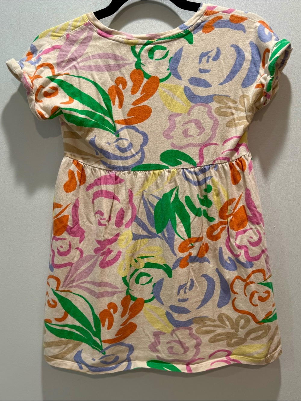 GAP Kids Girls' M Multicolor Floral Short Sleeve Dress